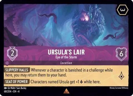 Ursula's Lair - Eye of the Storm (68/204) Cold Foil - Ursulas Return - Emmett's ToyStop