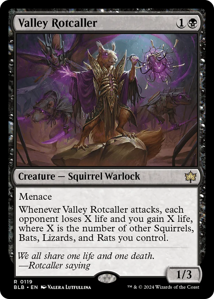 Valley Rotcaller (BLB-119) - [Bloomburrow] Foil - Emmett's ToyStop