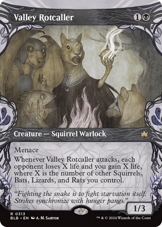 Valley Rotcaller (BLB-313) - [Bloomburrow]: (Showcase) Foil - Emmett's ToyStop