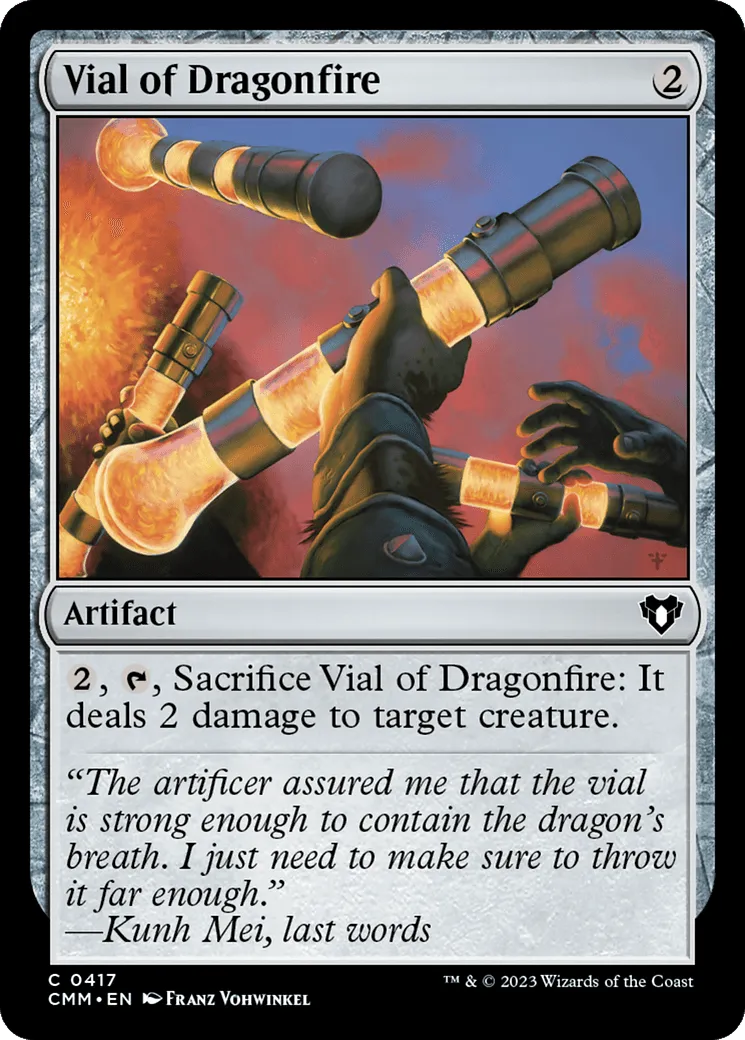 Vial of Dragonfire [Commander Masters] - Emmett's ToyStop