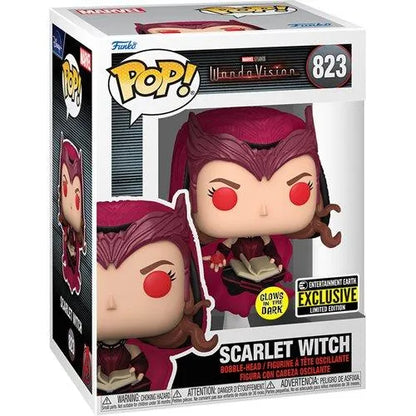 WandaVision Scarlet Witch Glow-in-the-Dark Funko Pop! Vinyl Figure - Entertainment Earth Exclusive - Emmett's ToyStop