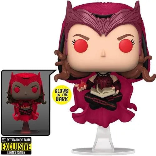 WandaVision Scarlet Witch Glow-in-the-Dark Funko Pop! Vinyl Figure - Entertainment Earth Exclusive - Emmett's ToyStop