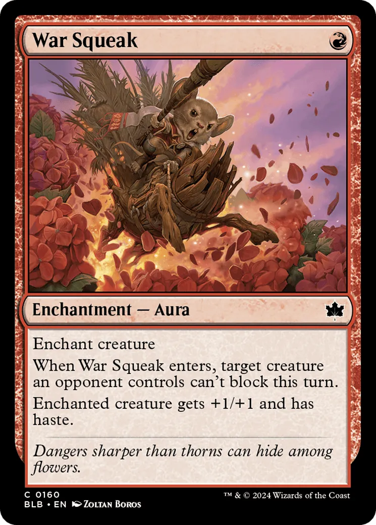 War Squeak (BLB-160) - [Bloomburrow] Foil - Emmett's ToyStop