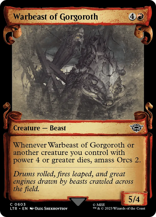 Warbeast of Gorgoroth [The Lord of the Rings: Tales of Middle-Earth Showcase Scrolls] - Emmett's ToyStop