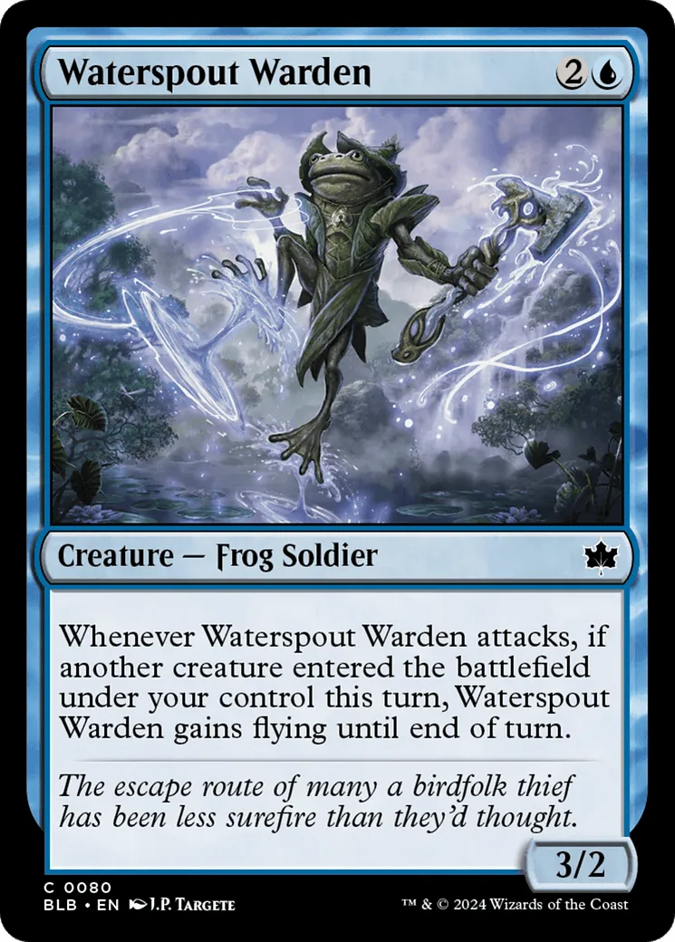 Waterspout Warden (BLB-080) - [Bloomburrow] - Emmett's ToyStop