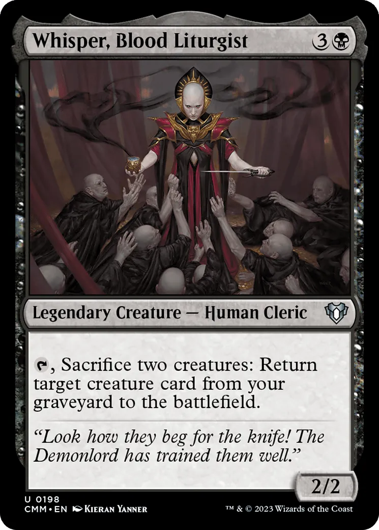 Whisper, Blood Liturgist [Commander Masters] - Emmett's ToyStop