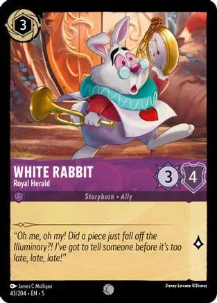 White Rabbit - Royal Herald (43/204) Cold Foil - Shimmering Skies - Emmett's ToyStop