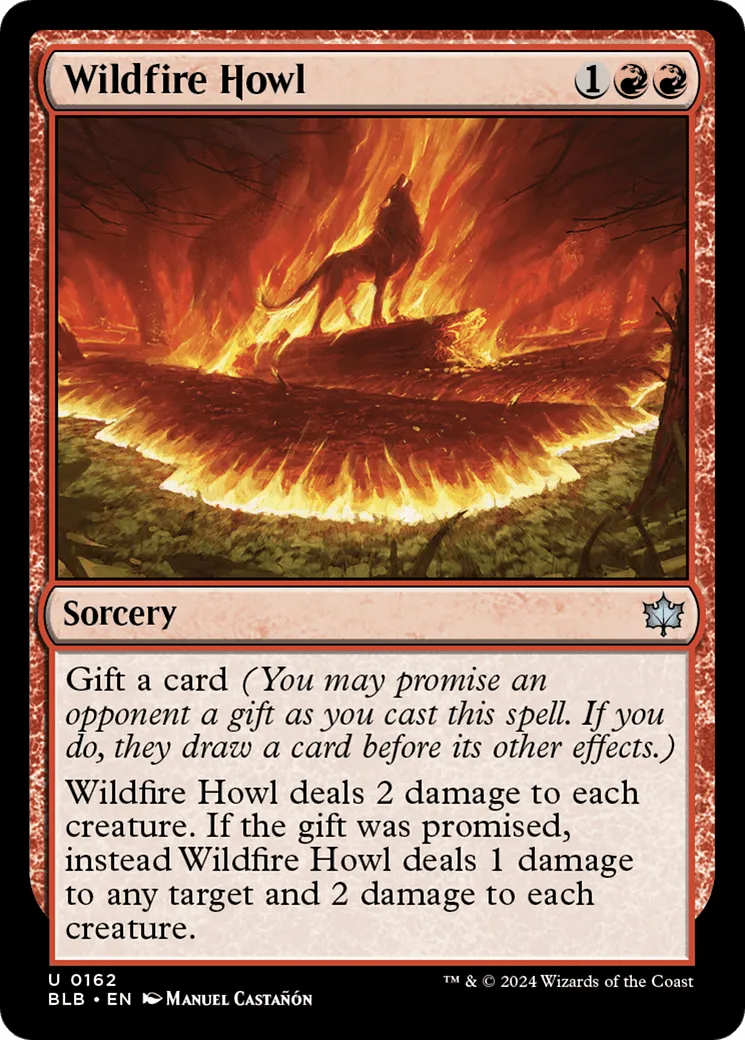 Wildfire Howl (BLB-162) - [Bloomburrow] Foil - Emmett's ToyStop