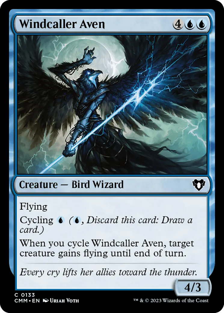 Windcaller Aven [Commander Masters] - Emmett's ToyStop