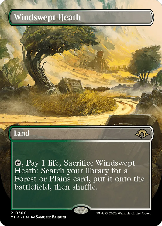 Windswept Heath (MH3-360) - [Modern Horizons 3] (Borderless) - Emmett's ToyStop