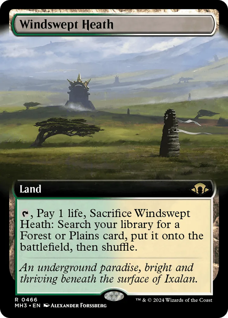 Windswept Heath (MH3-466) - [Modern Horizons 3]: (Extended Art) - Emmett's ToyStop