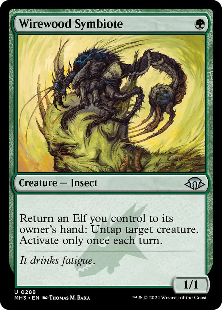 Wirewood Symbiote (MH3-288) - [Modern Horizons 3] Foil - Emmett's ToyStop