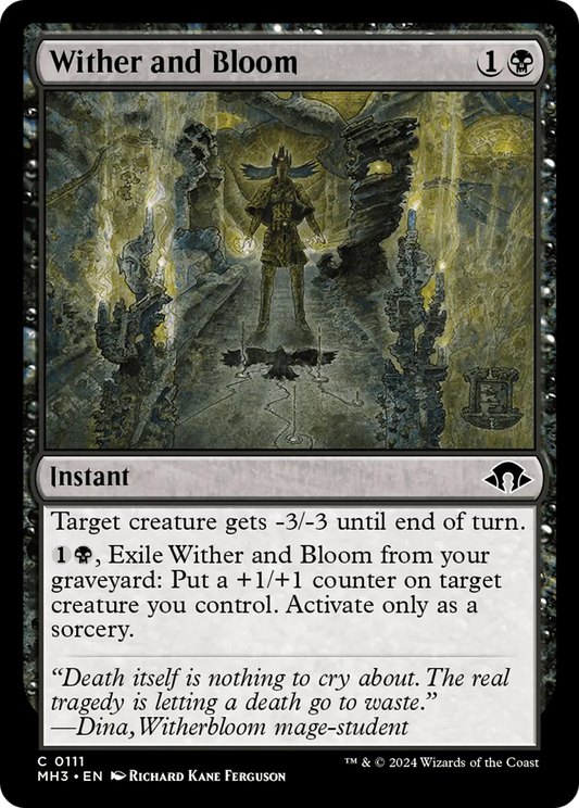 Wither and Bloom (MH3-111) - [Modern Horizons 3] Foil - Emmett's ToyStop