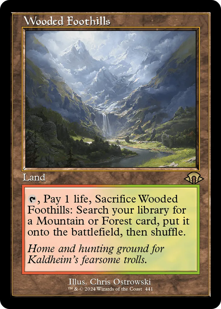 Wooded Foothills (MH3-441) - [Modern Horizons 3] - Emmett's ToyStop