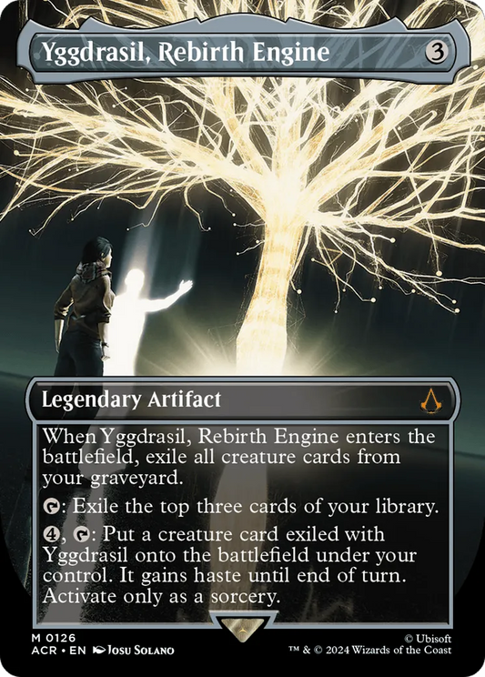 Yggdrasil, Rebirth Engine (ACR-126) - [Assassin's Creed] (Borderless) Foil - Emmett's ToyStop