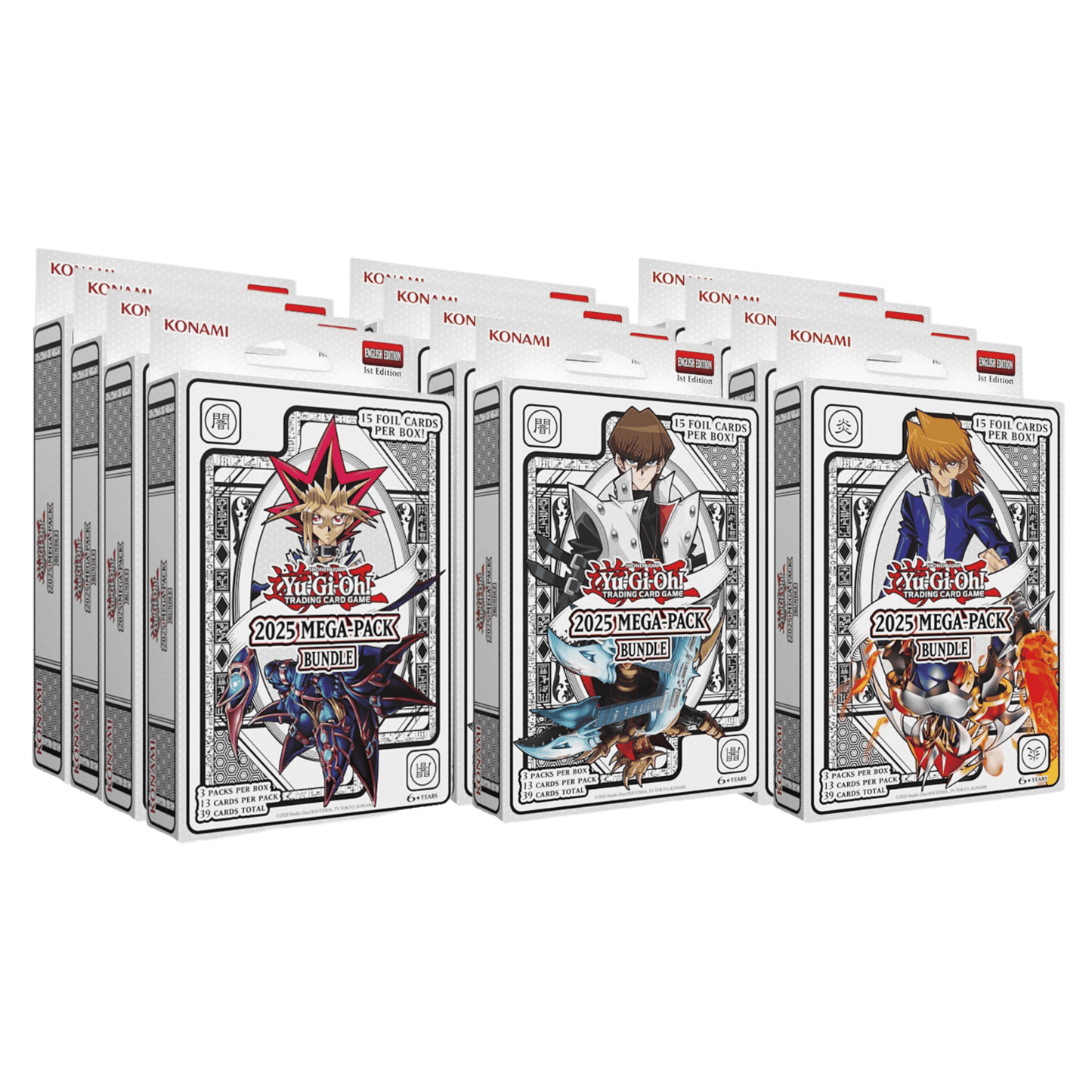 Yu-Gi-Oh! 2025 Mega-Pack Bundle Dispay Case (12 boxes)