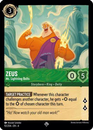 Zeus - Mr. Lightning Bolts (92/204) Cold Foil - Ursulas Return - Emmett's ToyStop