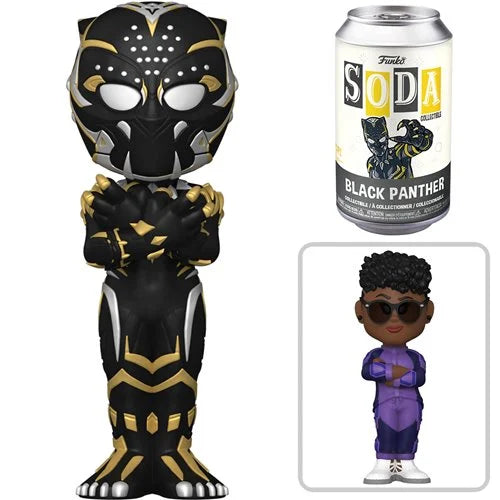 Black Panther: Wakanda Forever Black Panther Soda Vinyl Figure - Emmett's ToyStop