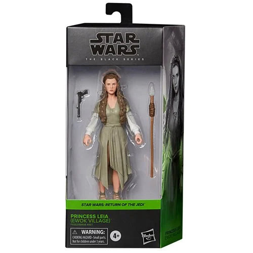 Star Wars Black Series Princess Leia Ewok Dress Figure - Emmett's ToyStop