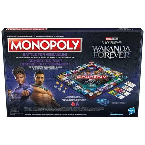 Black Panther Wakanda Forever Monopoly Game - Emmett's ToyStop