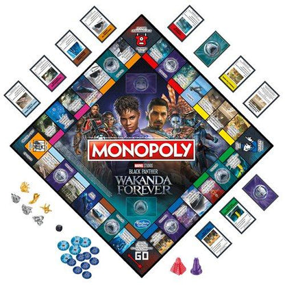 Black Panther Wakanda Forever Monopoly Game - Emmett's ToyStop