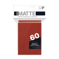 YGO/SMALL SIZE MATTE RED DECK PROTECTORS - Emmett's ToyStop