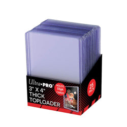 Ultra PRO | 3" x 4" Thick Toploaders - 55pt (25ct)