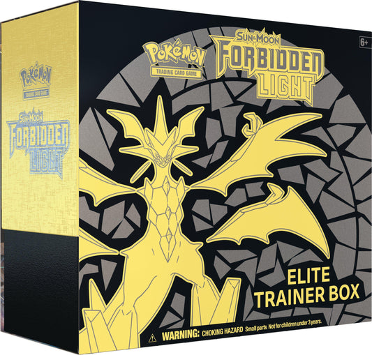Sun & Moon: Forbidden Light - Elite Trainer Box (Ripped Plastic)