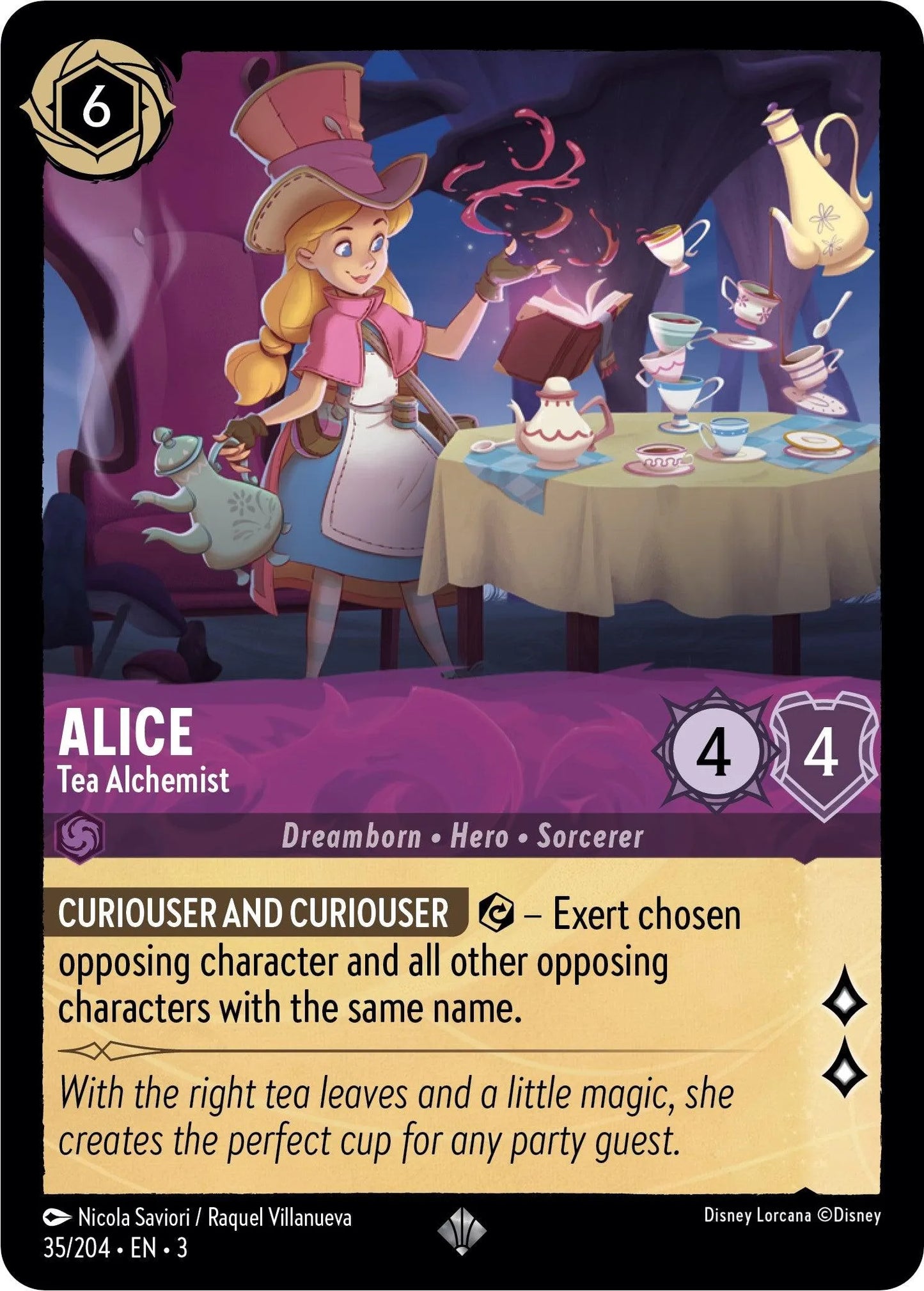 Alice - Tea Alchemist (35/204) [Into the Inklands] - Emmett's ToyStop