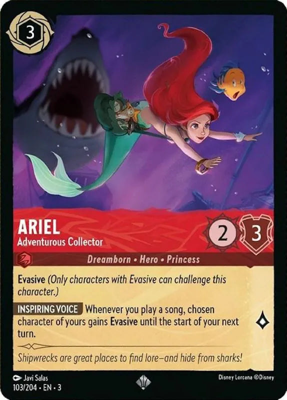 Ariel - Adventurous Collector (103/204) [Into the Inklands] - Emmett's ToyStop