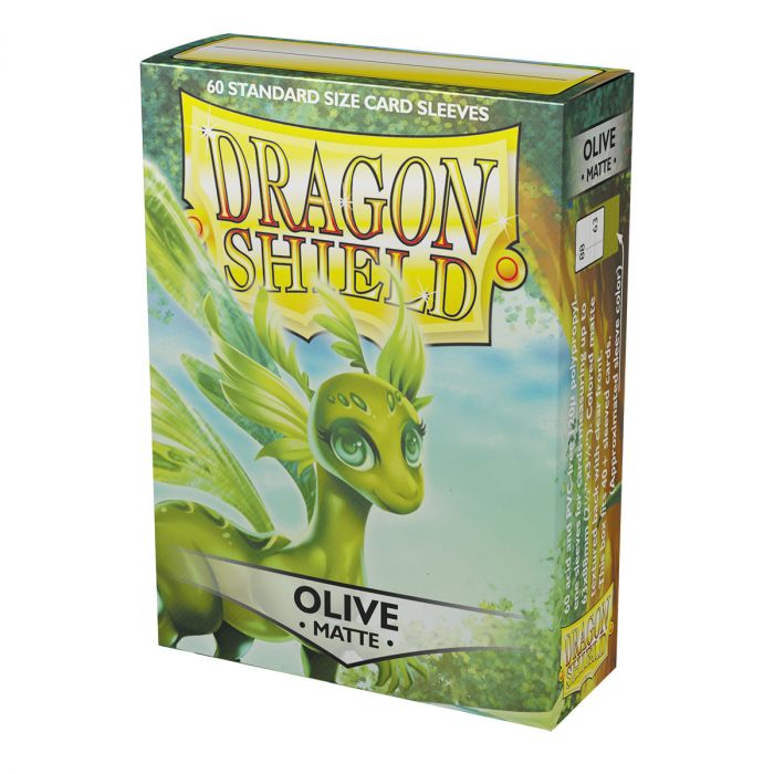 Dragon Shield - 60ct Standard Size - Matte Olive