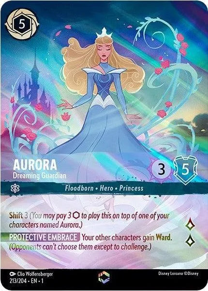 Aurora - Dreaming Guardian (Alternate Art) (213/204) [The First Chapter] - Emmett's ToyStop