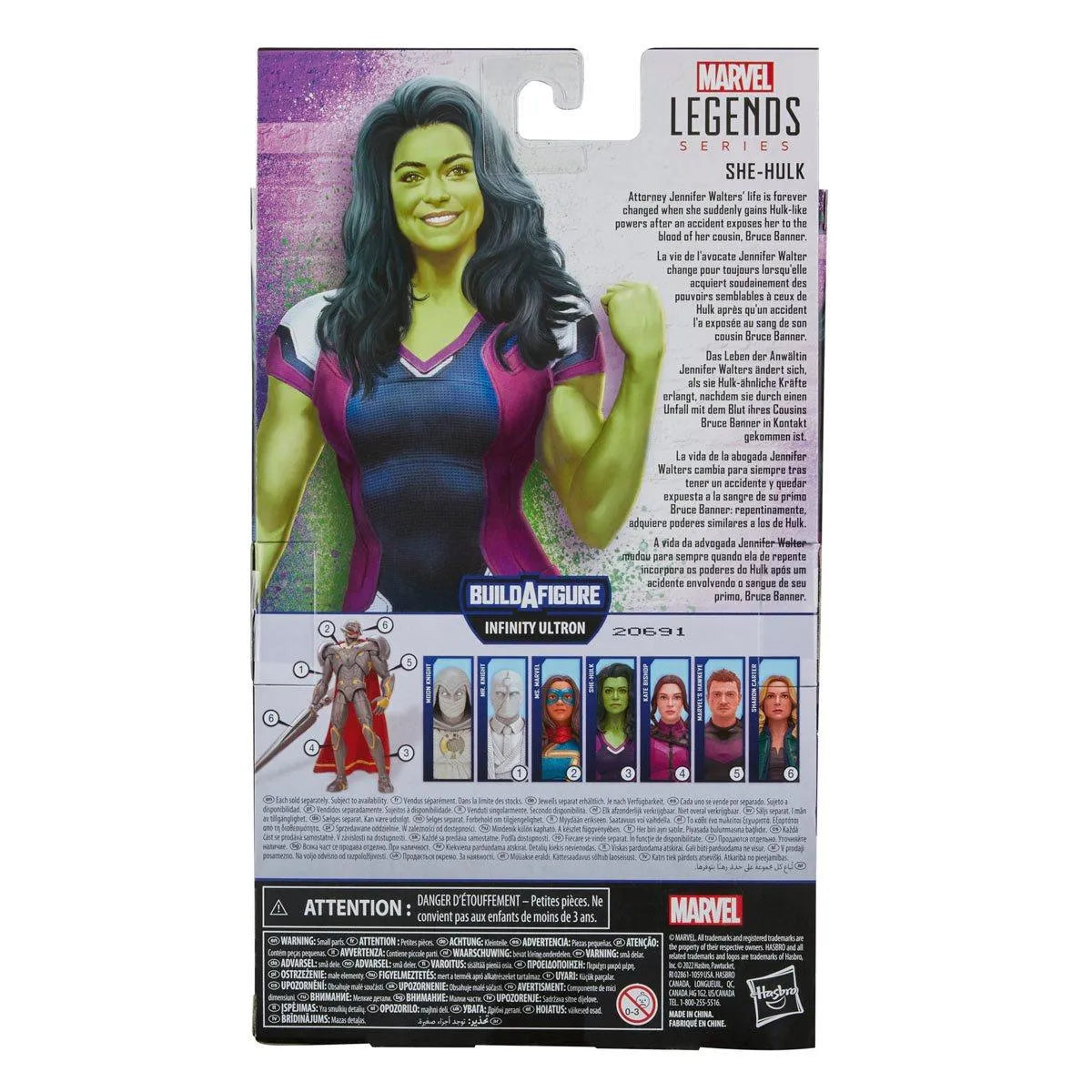 Avengers 2022 Marvel Legends She-Hulk 6-Inch Action Figure - Emmett's ToyStop