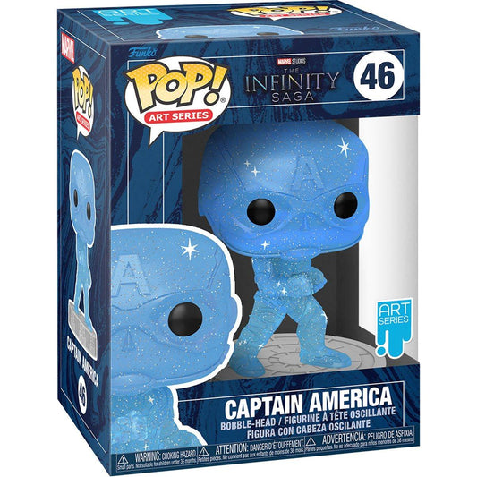 Pop! Artist Series | Marvel Captain America (BU) - Emmett's ToyStop