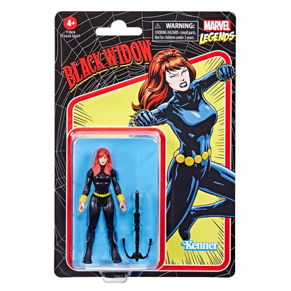Marvel Legends Retro 375 Collection Black Widow 3 3/4-Inch Action Figure - Emmett's ToyStop