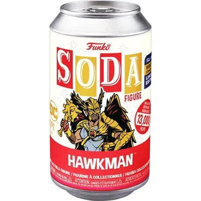 Black Adam Hawkman Vinyl Soda Figure - 2022 Convention Exclusive - Emmett's ToyStop