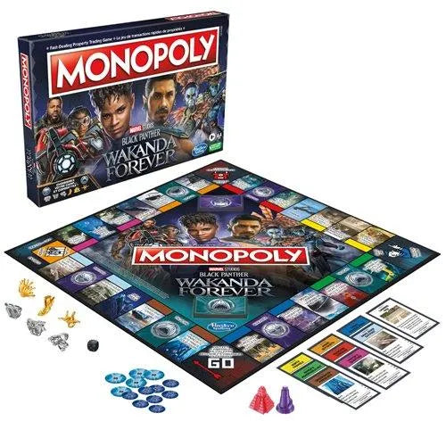 Black Panther Wakanda Forever Monopoly Game - Emmett's ToyStop