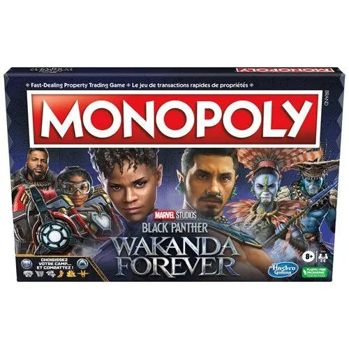 Black Panther Wakanda Forever Monopoly Game - Emmett's ToyStop