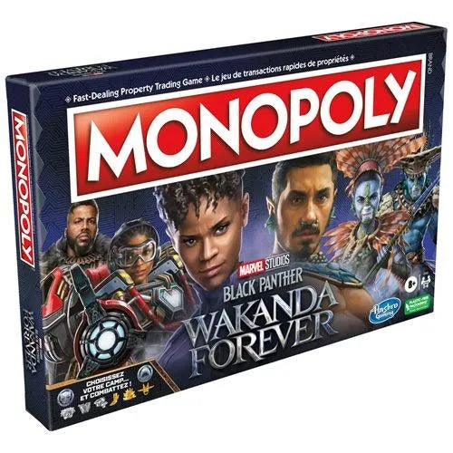 Black Panther Wakanda Forever Monopoly Game - Emmett's ToyStop