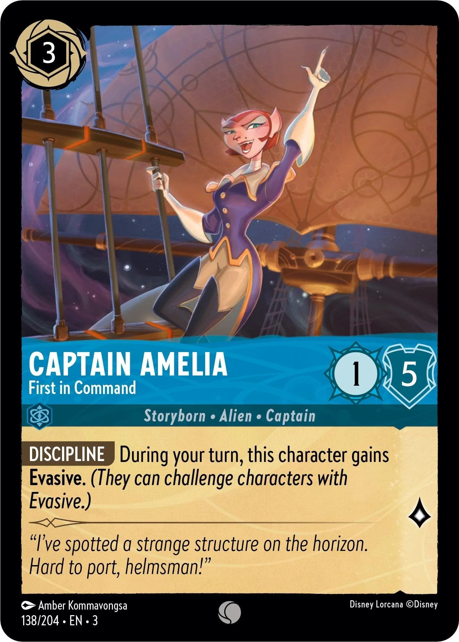 Captain Amelia - First in Command (138//204) [Into the Inklands] - Emmett's ToyStop