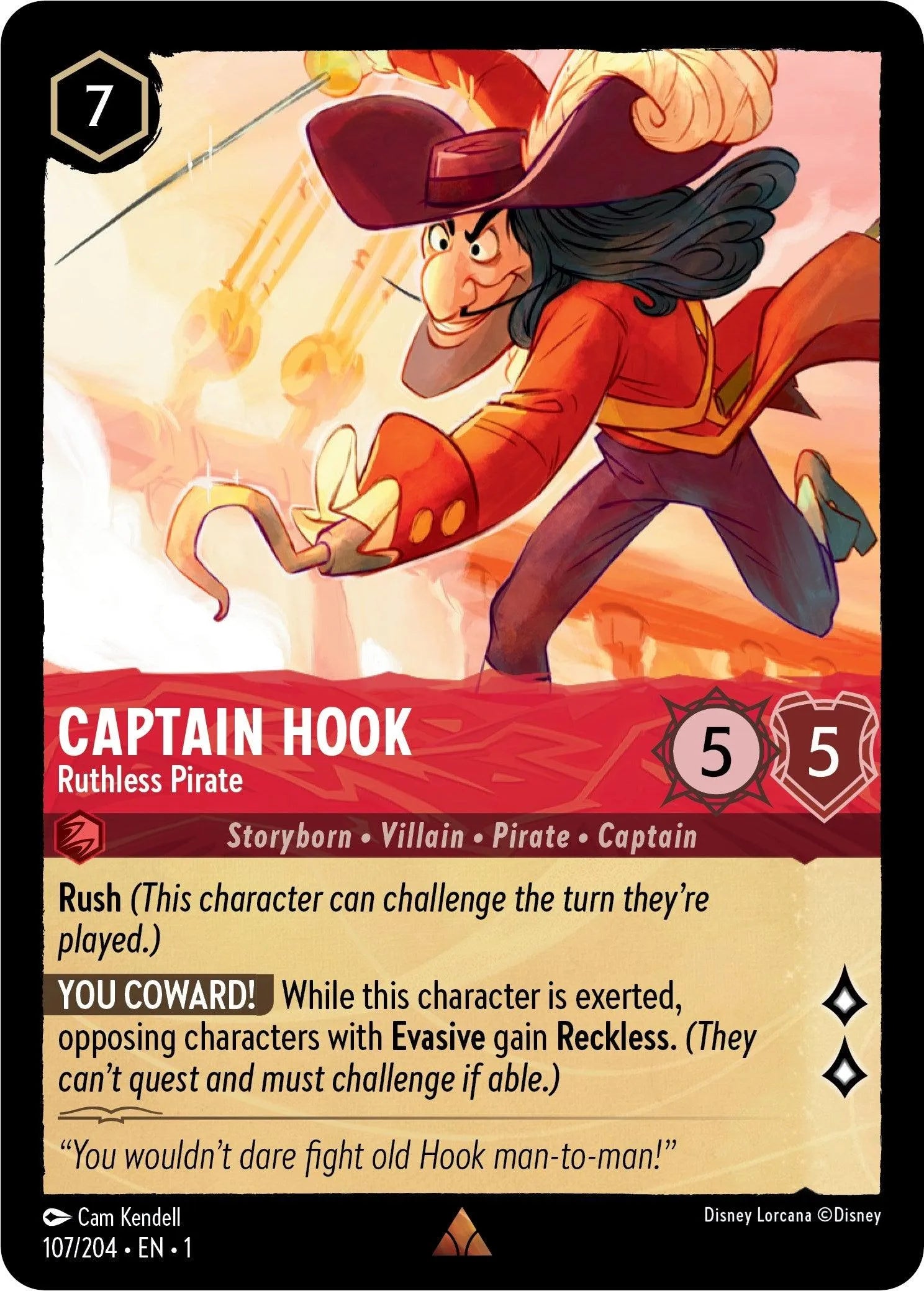 Captain Hook - Ruthless Pirate (107/204) [The First Chapter] - Emmett's ToyStop