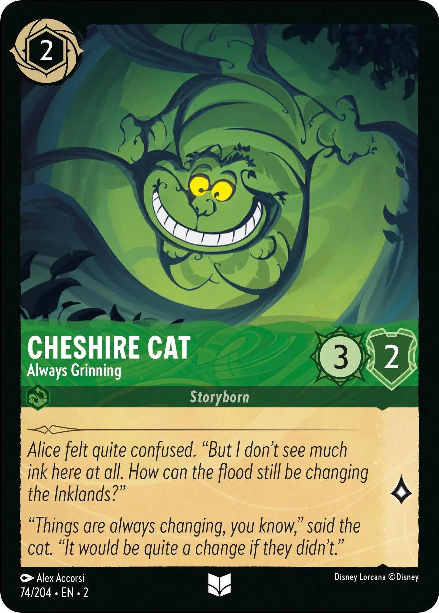 Cheshire Cat - Always Grinning (74/204) [Rise of the Floodborn] - Emmett's ToyStop