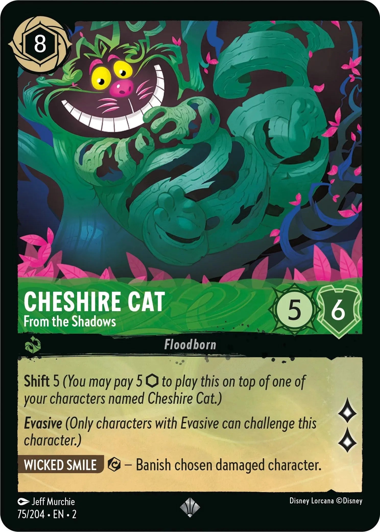 Cheshire Cat - From the Shadows (75/204) [Rise of the Floodborn] - Emmett's ToyStop