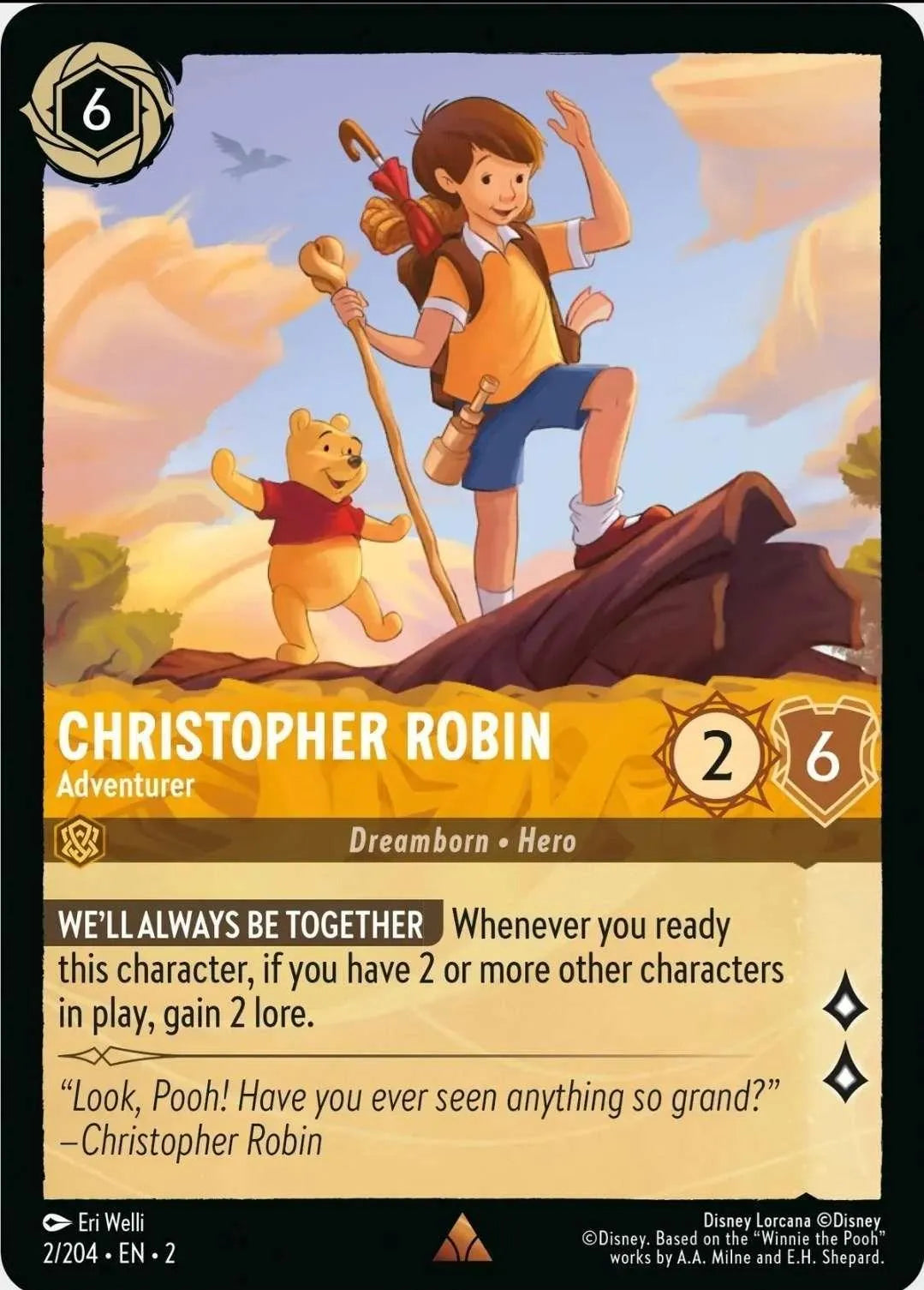 Christopher Robin - Adventurer (2/204) [Rise of the Floodborn] - Emmett's ToyStop