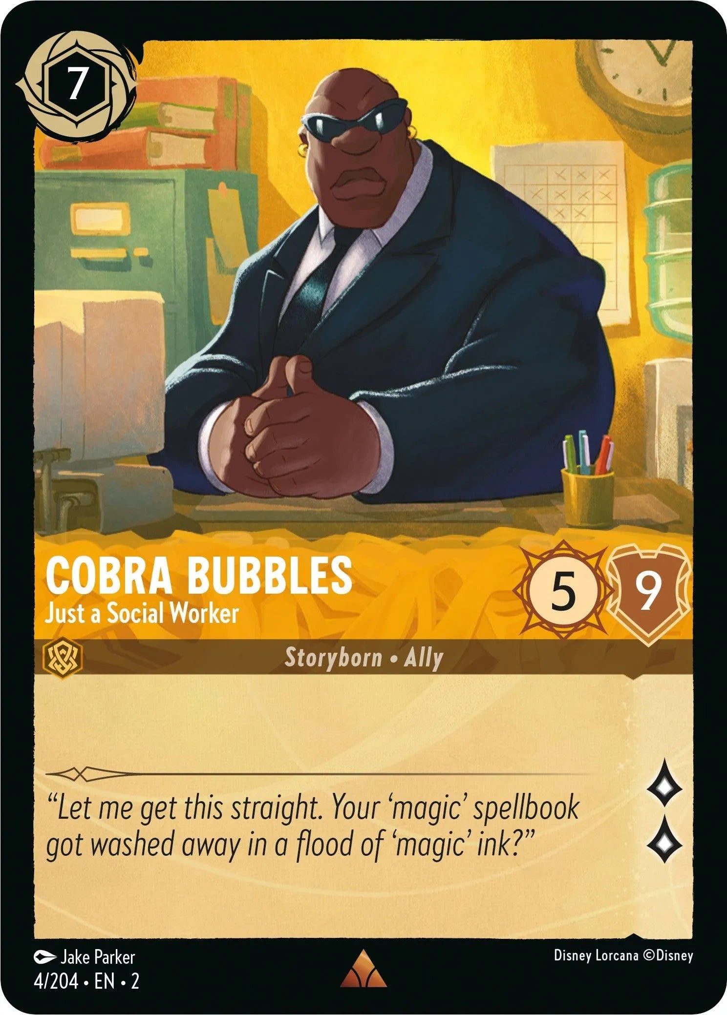 Cobra Bubbles - Just a Social Worker (4/204) [Rise of the Floodborn] - Emmett's ToyStop