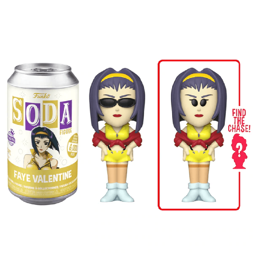 Cowboy Bebop Faye Valentine Vinyl SODA Figure - Emmett's ToyStop