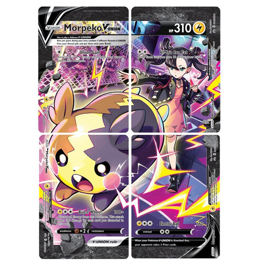 Morpeko V-Union (SWSH287-290) (lot de 4) [Épée et bouclier : Black Star Promos] 