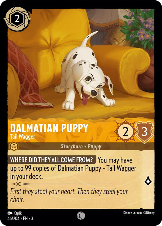 Dalmatian Puppy - Tail Wagger (4b) (4b/204) [Into the Inklands] - Emmett's ToyStop