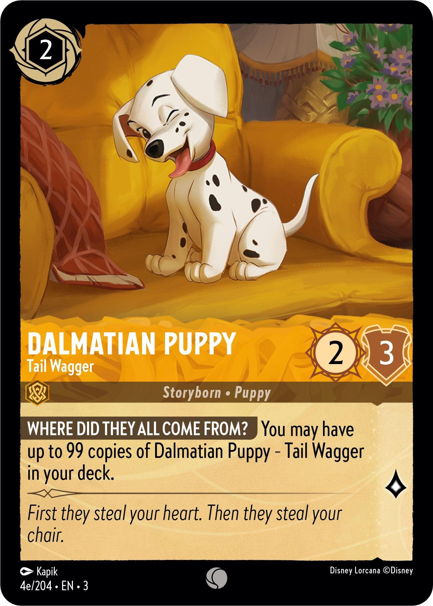 Dalmatian Puppy - Tail Wagger (4e) (4e/204) [Into the Inklands] - Emmett's ToyStop