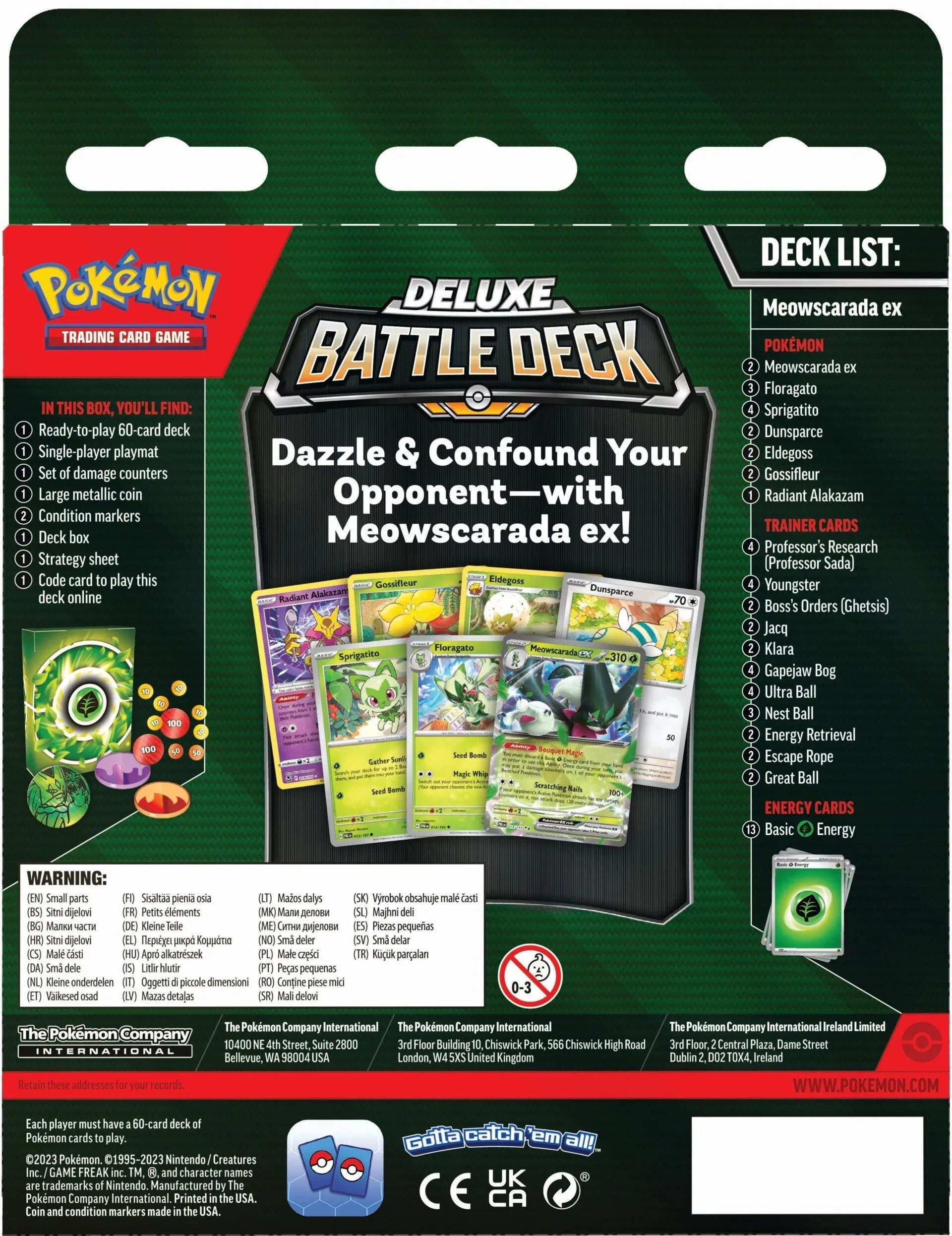 Deluxe Battle Deck (Meowscarada ex) - Emmett's ToyStop